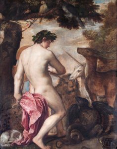 Orpheus Enchanting The Animals (olej na plátně) od Alessandro (1588–1649) (attr. to) Titian (workshop of) and Padovanino