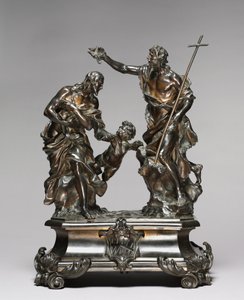 Křest Krista, navržený 1645-46, pravděpodobně vyroben 1650-55