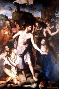 Kristův sestup do limba od Alessandro Allori