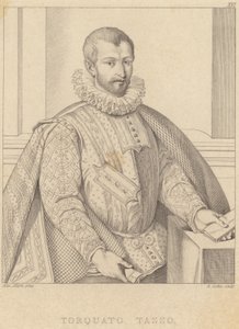 Portrét Torquata Tassa od Alessandro Allori