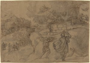 Abrahámova oběť od Alessandro Allori