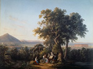 Planina Caserta od Alessandro Fergola