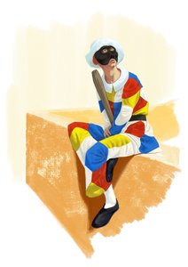Harlekýn od Alessandro Lonati