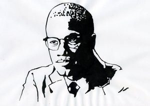 Malcolm X (1925-1965) Afroamerický aktivista od Alessandro Lonati