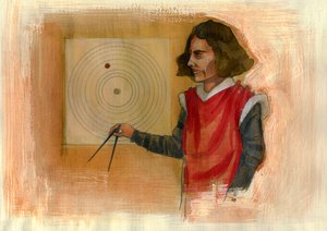 Portrét Mikuláše Koperníka ((Nicolaus Copernicus od Alessandro Lonati