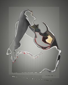Ukrajina napadena Ruskem, 2022 (ilustrace) od Alessandro Lonati