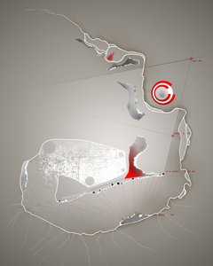 Ukrajina napadena Ruskem, 2022 (ilustrace) od Alessandro Lonati