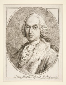 Portrét G.B. Tiepolo od Alessandro Longhi