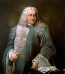 Portrét Giulio Contarini da Mula (1519-1575), advokát San Marco, obraz Alessandra Longhi (1733-1813), olej na plátně