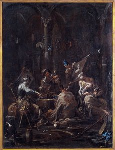 Bizarrerie (Oddity) Obraz od Alessandra Magnasca dit il Lissandrino (1667-1749) Rozměr 58x44 cm Genes, Musei di Strada Nuova (dříve Palazzo Bianco) od Alessandro Magnasco