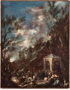 Pouť (pouť) obraz od Alessandra Magnasca dit il Lissandrino (1667-1749) od Alessandro Magnasco