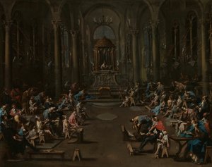 Synagoga od Alessandro Magnasco
