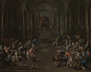 Synagoga, 1725-35 od Alessandro Magnasco