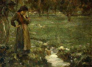 The Whispering Brook (olej na plátně)
