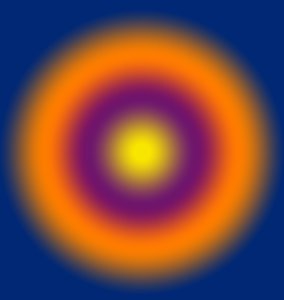 Geometrická světla,#6,(gradient) od Alex Caminker