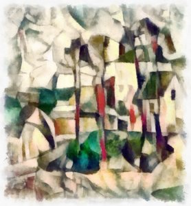 Pohled (zelený) #21,2016,