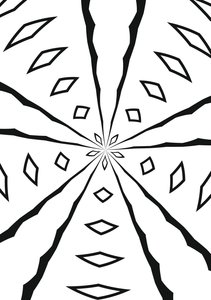 arabeska #26,2019,(kombinovaná média) od Alex Caminker