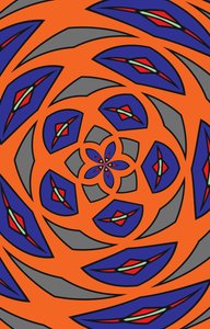 arabeska #27,2019,(kombinovaná média) od Alex Caminker