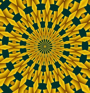 arabeska II, 2019, (gradient) od Alex Caminker