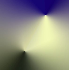 duchové, 2019, (gradient) od Alex Caminker