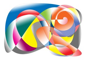 krajina, 2019, (gradient) od Alex Caminker