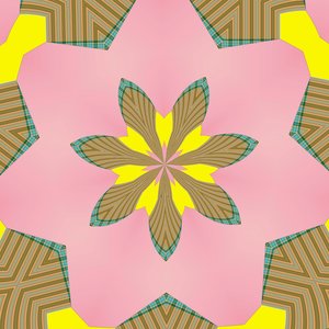 ornament #29,2019,(kombinovaná technika) od Alex Caminker