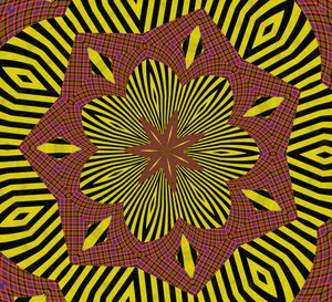 ornament #31,2019,(kombinovaná média) od Alex Caminker
