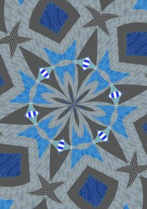 ornament #60,2019,(kombinovaná technika) od Alex Caminker