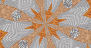 ornament #63,2019,(kombinovaná technika) od Alex Caminker