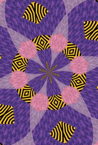 ornament #69,2019, (kombinovaná technika) od Alex Caminker