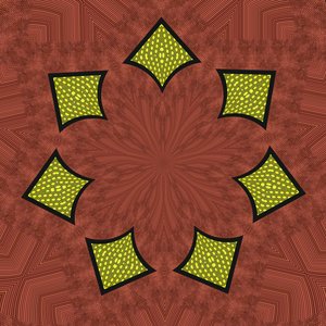 ornament #8,2019, (kombinovaná média) od Alex Caminker