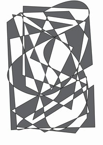 puzzle, 2017, (kombinovaná média) od Alex Caminker