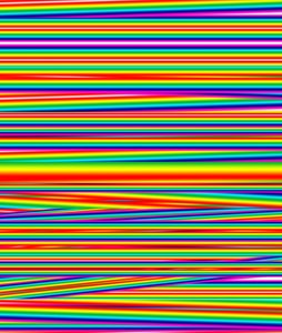 duhové magnetické pole.2017,(gradient) od Alex Caminker