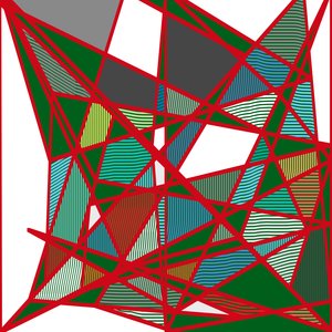 zvuk kolem, 2019, (gradient) od Alex Caminker