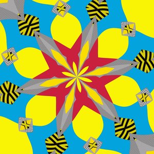 symetrie #11,2019,(kombinovaná média) od Alex Caminker