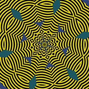 symetrie #13,2019,(kombinovaná média) od Alex Caminker