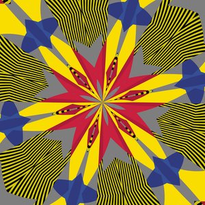symetrie #30,2019,(kombinovaná média) od Alex Caminker