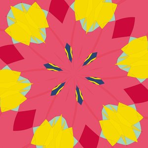symetrie #44,2019,(kombinovaná média) od Alex Caminker