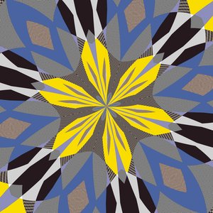 symetrie #55,2019,(kombinovaná média) od Alex Caminker