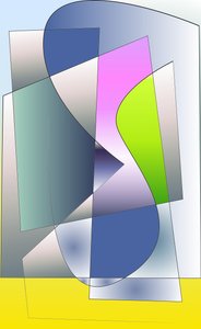 symfonie, 2019, (smíšená média) od Alex Caminker