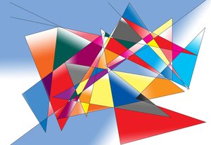 počasí a čas, 2017, (gradient) od Alex Caminker