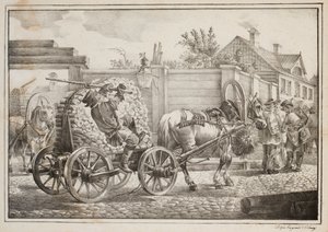 Kočí s Kindlingem (litho) od after Alexander Orlowski