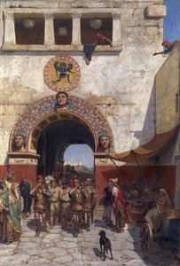 Brána ve Volterře, Etruria od Alexander Alexandrovich Svedomsky