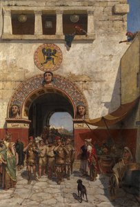 Brána ve Volterře, Etruria od Alexander Alexandrovich Svedomsky