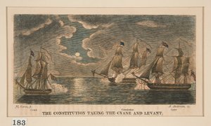 Constitution Take the Cyane and Lavant, jeden v sérii osmi od Alexander Anderson