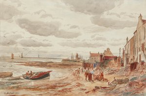 Odpoledne, Buckhaven (tužka a akvarel) od Alexander Ballingall