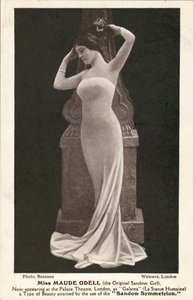 Maude Odell , americká divadelní herečka (b/w foto)