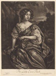 Lady Essex Finch od Alexander Browne after Sir Peter Lely
