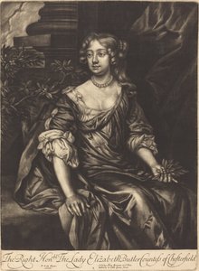 Správná ctihodná lady Elizabeth Butlerová, hraběnka z Chesterfieldu od Alexander Browne after Sir Peter Lely