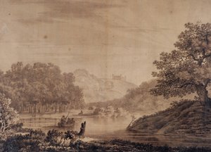 Italská krajina od Alexander Cozens